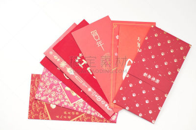 春节,白色背景,新年前夕,红包,性格,小包,新约,商务,黄金,美元符号