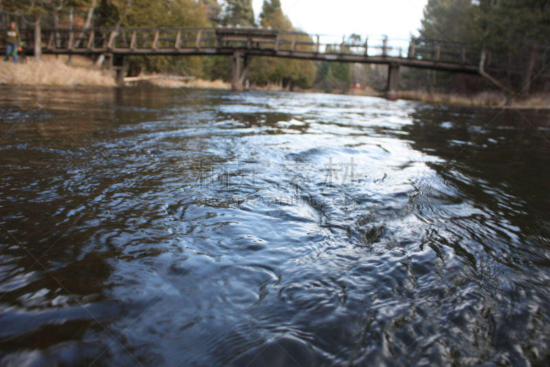 river ausable,自然,水,天空,水平画幅,无人,鱼钩,户外,北美,钓竿