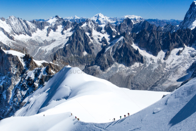 勃朗峰,思诺山,大冰原,霞慕尼,勃朗丛山,领导能力,水平画幅,雪,户外,在上面