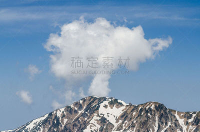 立黑山部阿尔卑斯山脉路线,日本阿尔卑斯山脉,雪,山,室堂,富山,黑部市,富山县,长野县,雪山