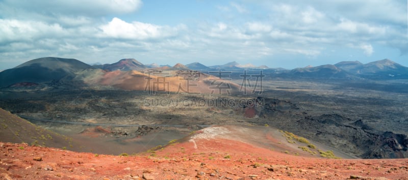 timanfaya national park,兰萨罗特岛,火山地形,加那利群岛,西班牙,熔岩,水平画幅,无人,大西洋群岛,户外