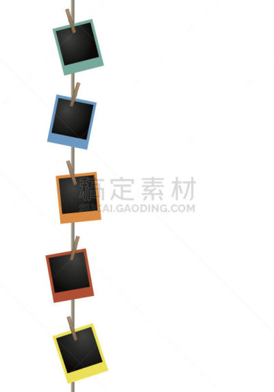 边框,空白的,晒衣绳,多色的,垂直画幅,留白,无人,绘画插图,古老的,时间