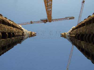 巴塞罗那,西班牙,天空,长方形会堂,旅游目的地,水平画幅,无人,建筑设备,世界遗产