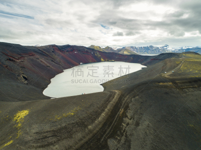 湖,风景,fjallabak nature reserve,旅途,著名自然景观,环境,云,火山岩,冰岛中南部,著名景点