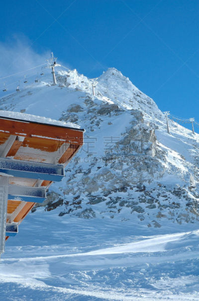 滑雪缆车,屋顶,hintertux glacier,hintertux,齐勒谷,运动,奥地利,技术,椅子,杆