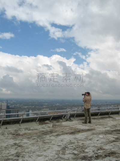 摄影师,屋顶,城市天际线,塔特萨尔花格,未塞进的,内胎,直升机停机坪,内罗毕,高个子,旅途