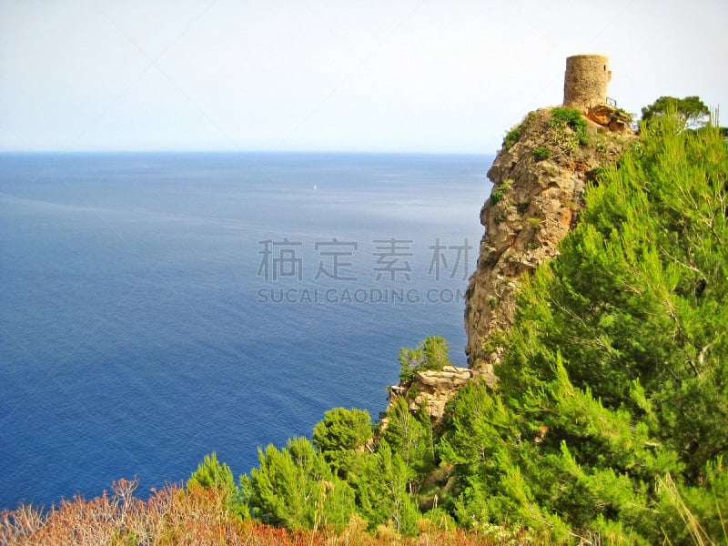 马略卡,sexton,西北,托瑞的动画,巴尼亚尔武法尔,sierra de tramuntana,米诺卡,巴利阿里群岛,水平画幅,无人