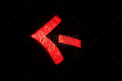 左转,不,通行指示灯,红灯,交通箭头标志,停止标志,水平画幅,禁止的,灯,背景分离