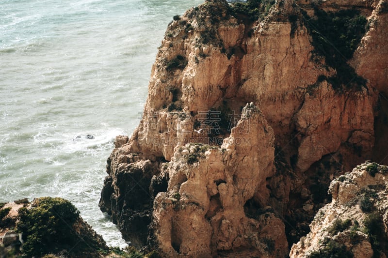 大西洋,风景,自然美,岩石区,水,美,休闲活动,水平画幅,巨大的,海岬