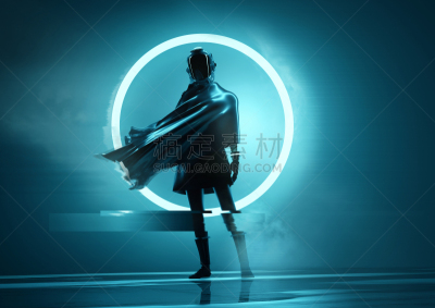 女人,未来,太空,抽象,秘密,平和,暗色,肖像,太空头盔,一个人
