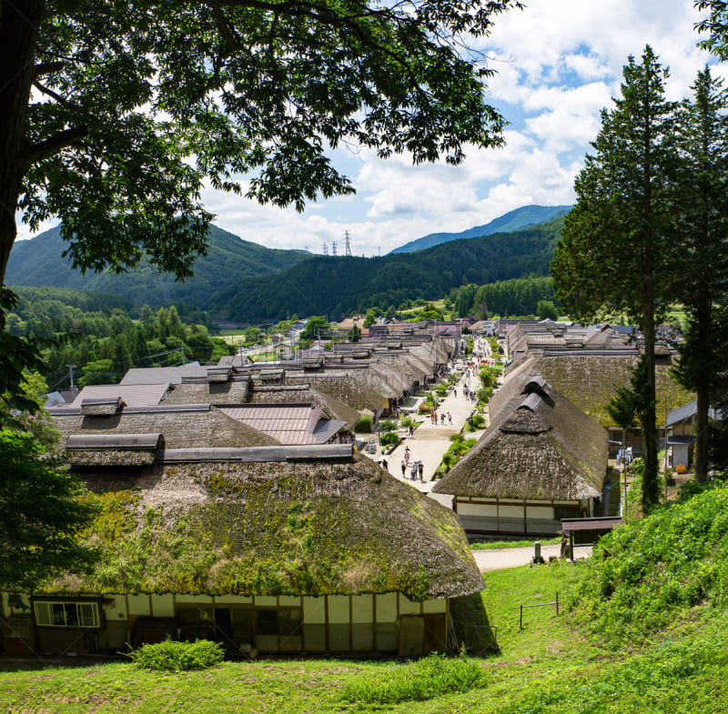 日本,会津若松市,水平画幅,无人,亚洲,蓝色,远古的,城市,泰国