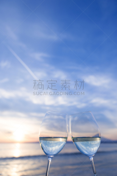 海滩,黄昏,江之岛,藤泽市,相模湾,垂直画幅,葡萄酒,度假胜地,夜晚,玻璃