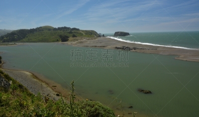 海滩,索那玛郡,岩石,美国,加利福尼亚,菩提伽湾,海岸线,太平洋,詹娜,太平洋海岸公路