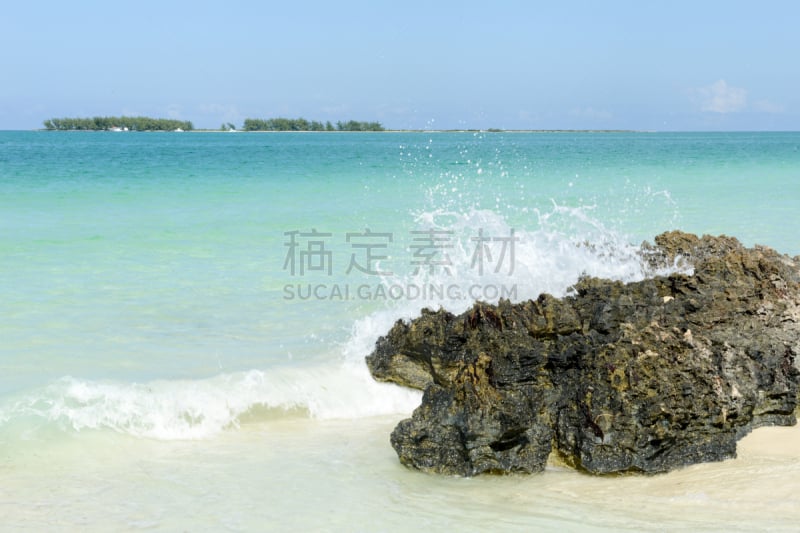 卡优归勒莫滩,古巴,海滩,自然,美,水平画幅,沙子,夏天,户外,图像