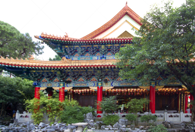 寺庙,忏悔室,黄大仙祠,水平画幅,建筑,无人,户外,佛教,亚洲,著名景点