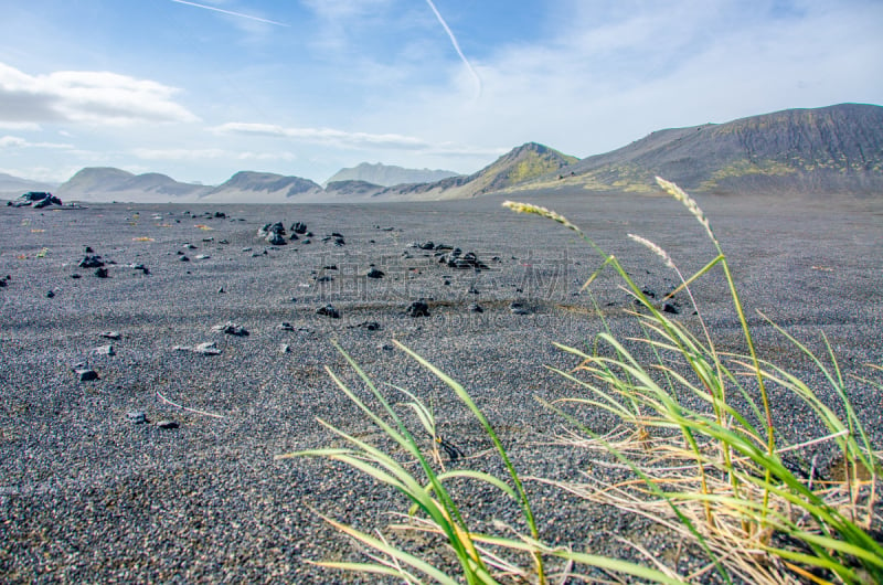 兰德玛纳,冰岛国,地形,沙漠,赫克拉火山,fjallabak nature reserve,地热发电站,美,水平画幅,山