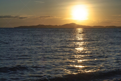 海滩,度假胜地,水平画幅,沙子,无人,夏天,户外,海洋,沙钱,日落