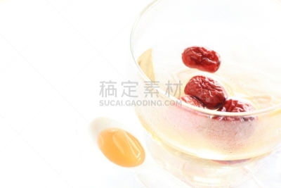 绿茶,枣,留白,茶树,水平画幅,无人,白色背景,健康保健,饮料,草药