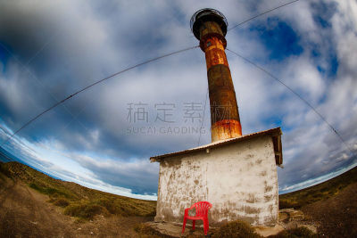 户外,灯塔楼,巴塔哥尼亚,椅子,瓦尔德斯半岛,自然,阿根廷,火地群岛,水平画幅,建筑