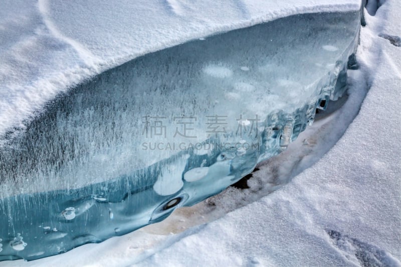 加拿大,亚伯拉罕湖,冰,破碎的,清水湾,雪,湖,背景,加拿大落基山脉,岩石