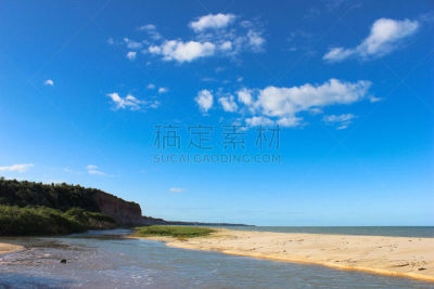 海滩,巴伊亚州,巴西,风景,阿博尔豪斯岛,特兰科苏,塞古鲁港,鲸,水平画幅,无人