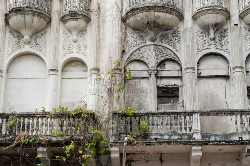 外立面,古城,casco viejo,中心,巴拿马城,南美,美,古董,水平画幅