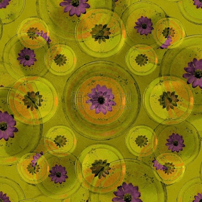 圆形,仅一朵花,原始主义,式样,数字增强,无人,绘画插图,符号,抽象,方形画幅