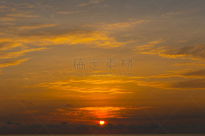 海洋,在上面,昌岛,斯米兰群岛,普吉岛,水,天空,留白,水平画幅,无人
