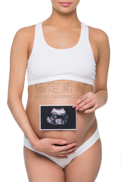 超声波,医学扫描,女人,垂直画幅,美,父母,腹腔,仅成年人,青年人