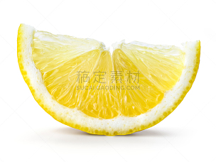 柠檬,切片食物,水果,白色,分离着色,柠檬蛋糕,冠状切片,矢状,横截面,部分