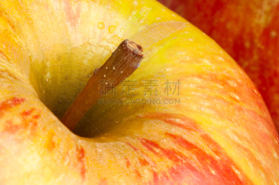 苹果,水平画幅,无人,生食,特写,明亮,条纹,清新,大特写,闪亮的