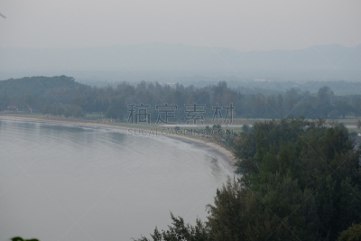 泰国,山,洛姆,巴蜀,渔船,田径赛,自然,旅游目的地,水平画幅,无人