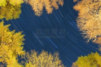 星星,美,星系,里山,水平画幅,夜晚,无人,纯净,光亮