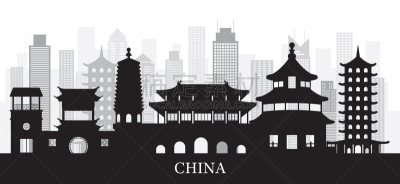 国际著名景点,背景,传统,国内著名景点,旅途,北京,著名景点,大门,导游,绘画插图