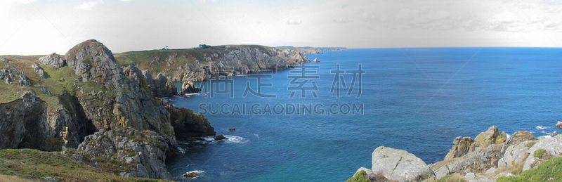 布列塔尼,鸭舌帽,水,天空,珊瑚色,停泊的,旷野,摩尔人风格,草原,水平画幅
