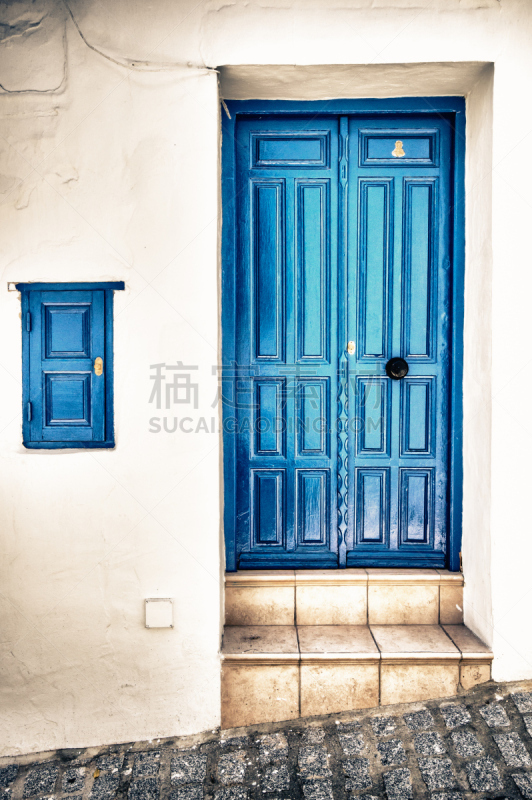 弗里希里亚纳,奈哈,垂直画幅,山,建筑,无人,乡村,蓝色,欧洲,安达卢西亚