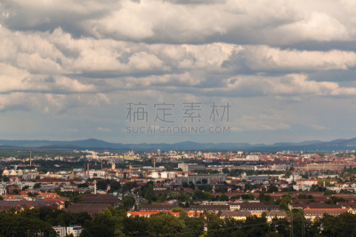 纽伦堡,全景,伦敦城,科隆老城区,弗兰克尼,教堂,水平画幅,建筑,无人,城市天际线