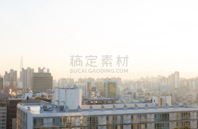 早晨,都市风景,韩国,首尔,办公室,水平画幅