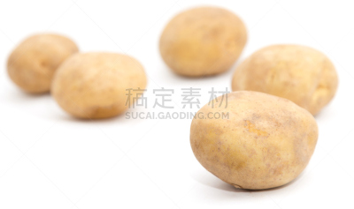 马铃薯,白色背景,哈萨克斯坦,蔬菜,部分,生食,健康食物,收获月,坚果长面包