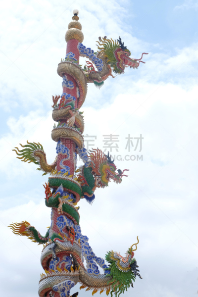 龙,时尚,雕像,刺刀,天空,手艺,灵性,新的,艺术,无人