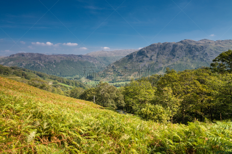 波路达利,霍尼斯特山口,英格兰湖区,坎布里亚,天空,公园,国家公园,水平画幅,山,英格兰