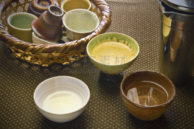 古老的,玻璃杯,饮料,赤犬,清酒杯,日本酒壶,日本蒸馏酒,水平画幅,日本料理,无人