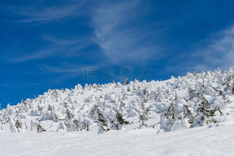 雪,山,自然,耶麻郡,北盐原,风景,图像,福岛县,春天,无人