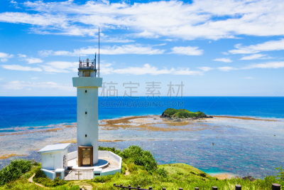 灯塔楼,岛,天空,度假胜地,休闲活动,水平画幅,无人,夏天,户外,石垣岛