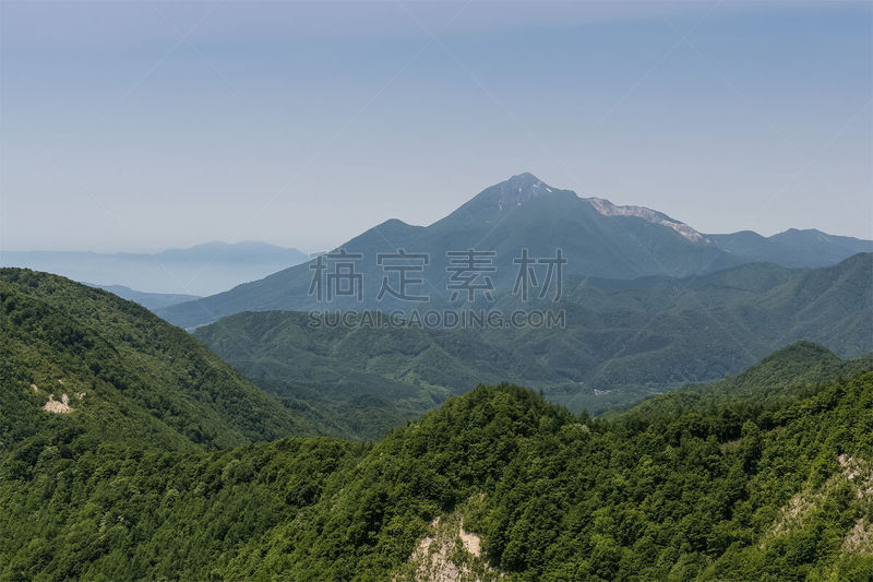 山,自然,会津若松市,水平画幅,形状,地形,日本,福岛县,旅行者,夏天