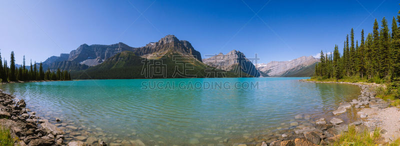 洛矶山脉,冰河,水,绿色,加拿大,白昼,太阳,黑克特湖,冰原大道,划独木舟