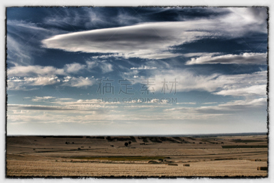 田地,云景,2006年,卡斯蒂利亚-莱昂省,水平画幅,无人,2015年,夏天,户外,摄影