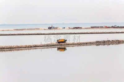 沙子,填海造地,岩石,海滩,天空,新的,水平画幅,农业机器,矿坑,陆用车