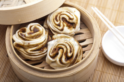 点心,中式小笼包,方便食品,蒸锅,饺子,水平画幅,开胃品,膳食,篮子,晚餐