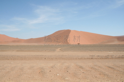 纳米布沙漠,苏丝斯黎,非洲,纳米比亚,沙丘,天空,留白,沙子,干的,明亮